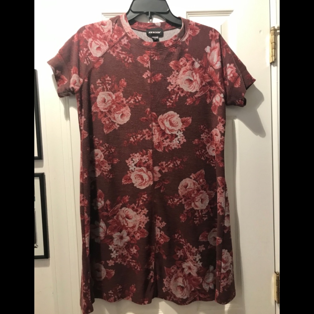 Joe Boxer Rose Floral Dress Size Large